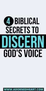 Discern God's Voice