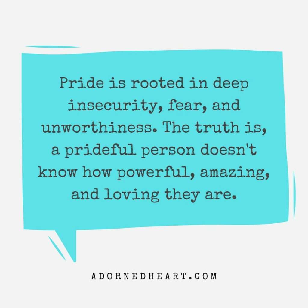 What Causes Pride In A Person