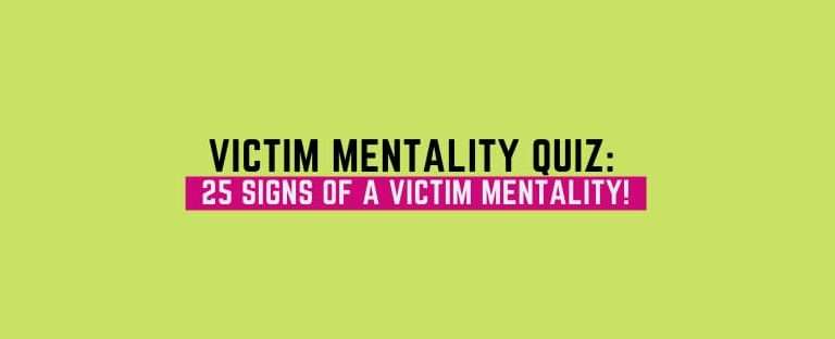 Victim Mentality Test