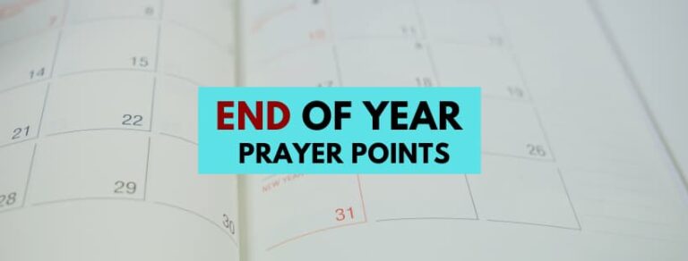 43 End of Year Prayer Points + Scriptures - ADORNED HEART