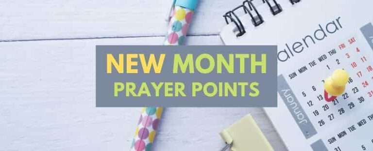 powerful prophetic new month prayer points