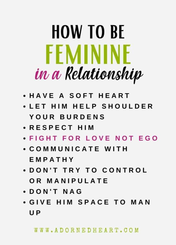 How to be Feminine In a Relationship